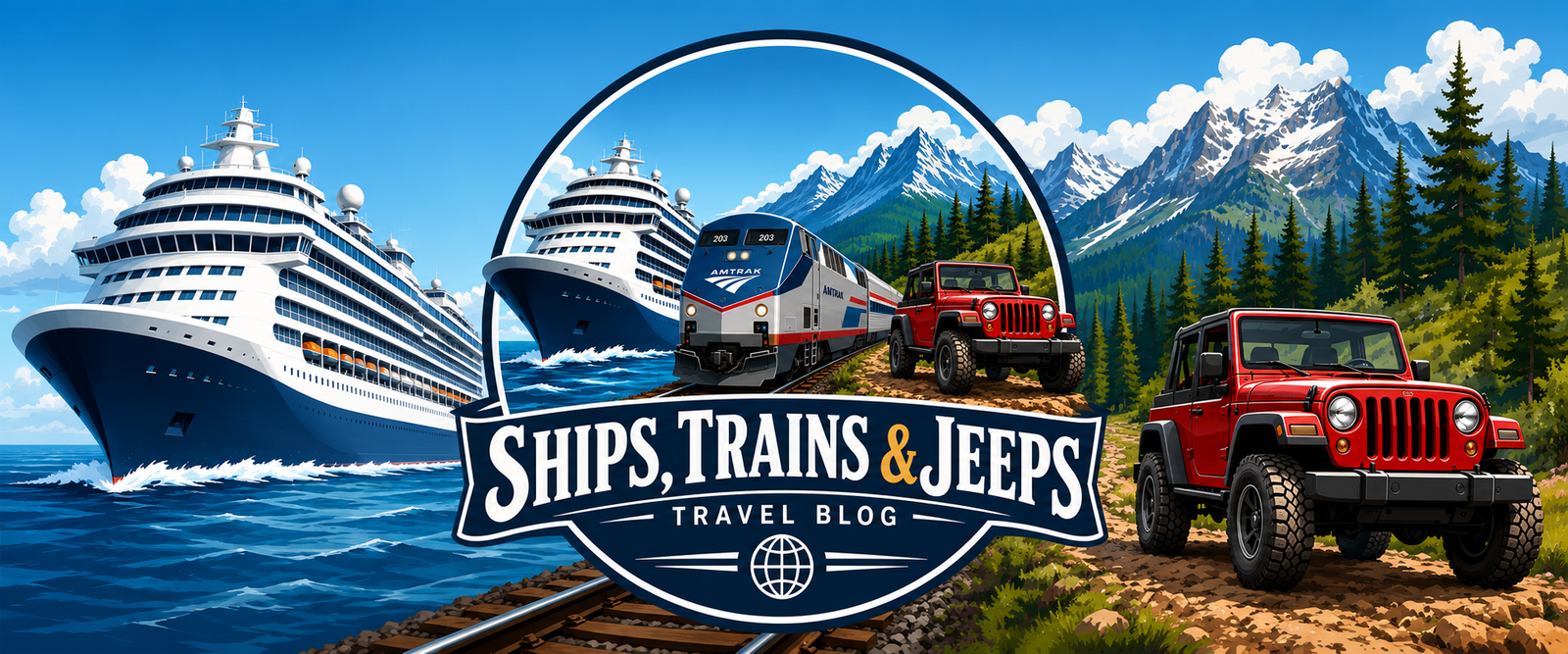 Ships, Trains, & Jeeps